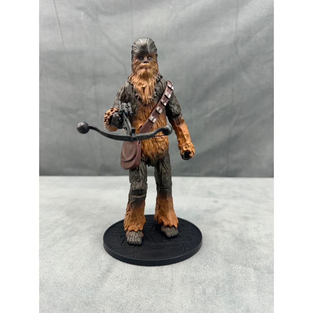 Diecast Star Wars Chewbacca Action Figure with Bowcaster and Base 7.5 Inch